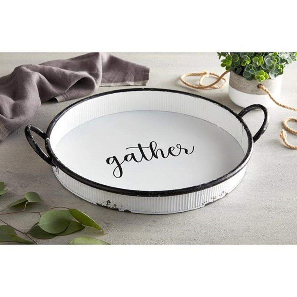 ❤️NWT❤️Round Tray - Gather